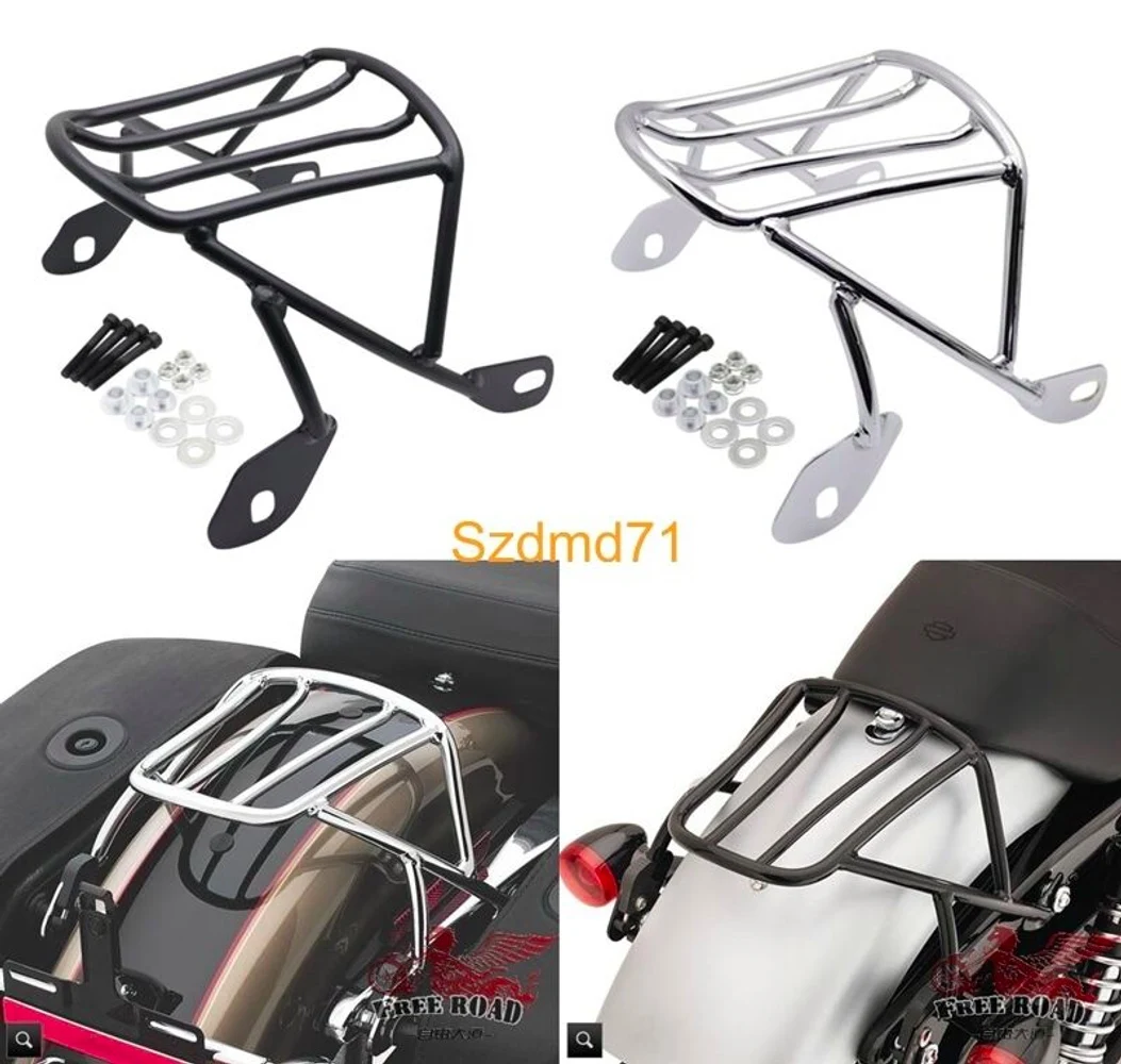 Luggage Rack Solo Seat Rear Tail Cargo Carrier for Harley Davidson Sportster XL883 XL1200 Iron 48 72 2004-2016