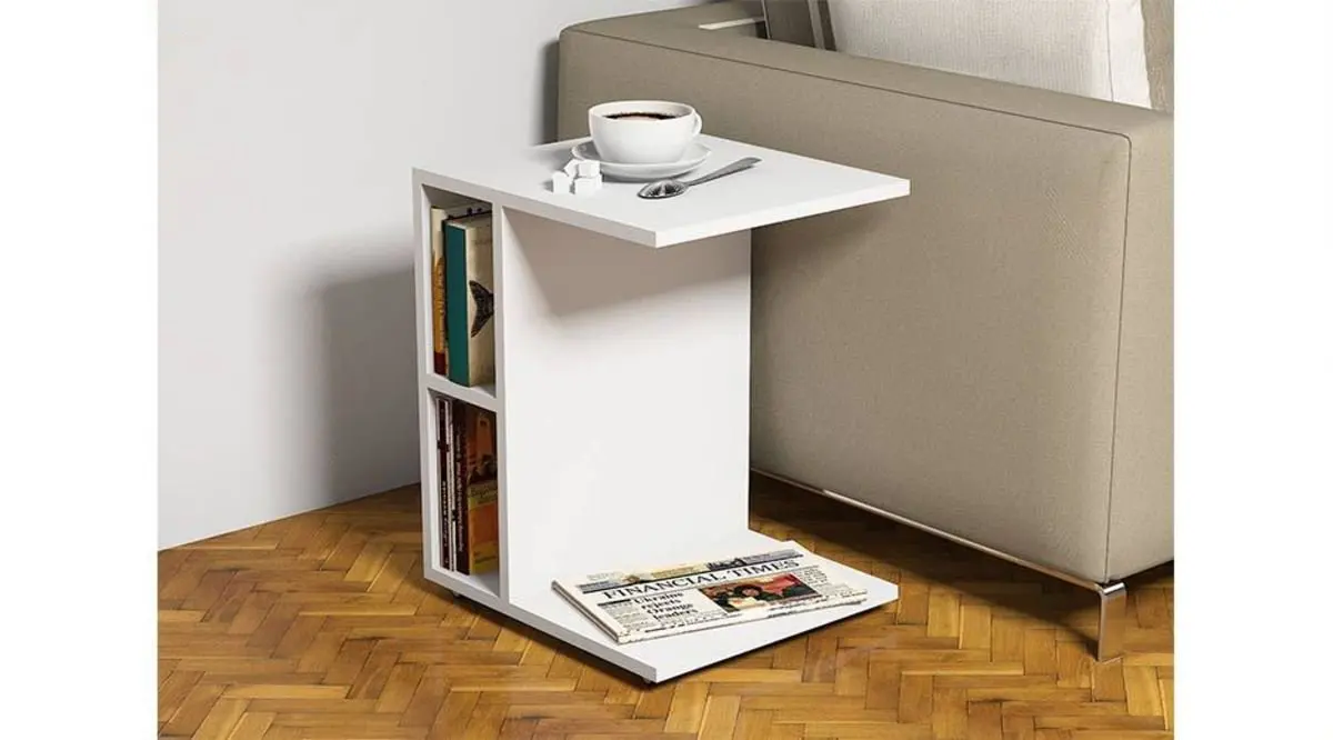 

Ceylin Side Table White