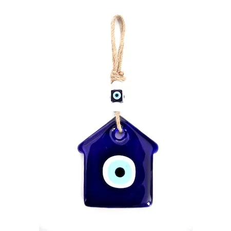 

New Housewarming & New Recruitment Kickoff Gift Glass Evil eye bead Amulet Pendulum Door Wall Decoration 27 Cm