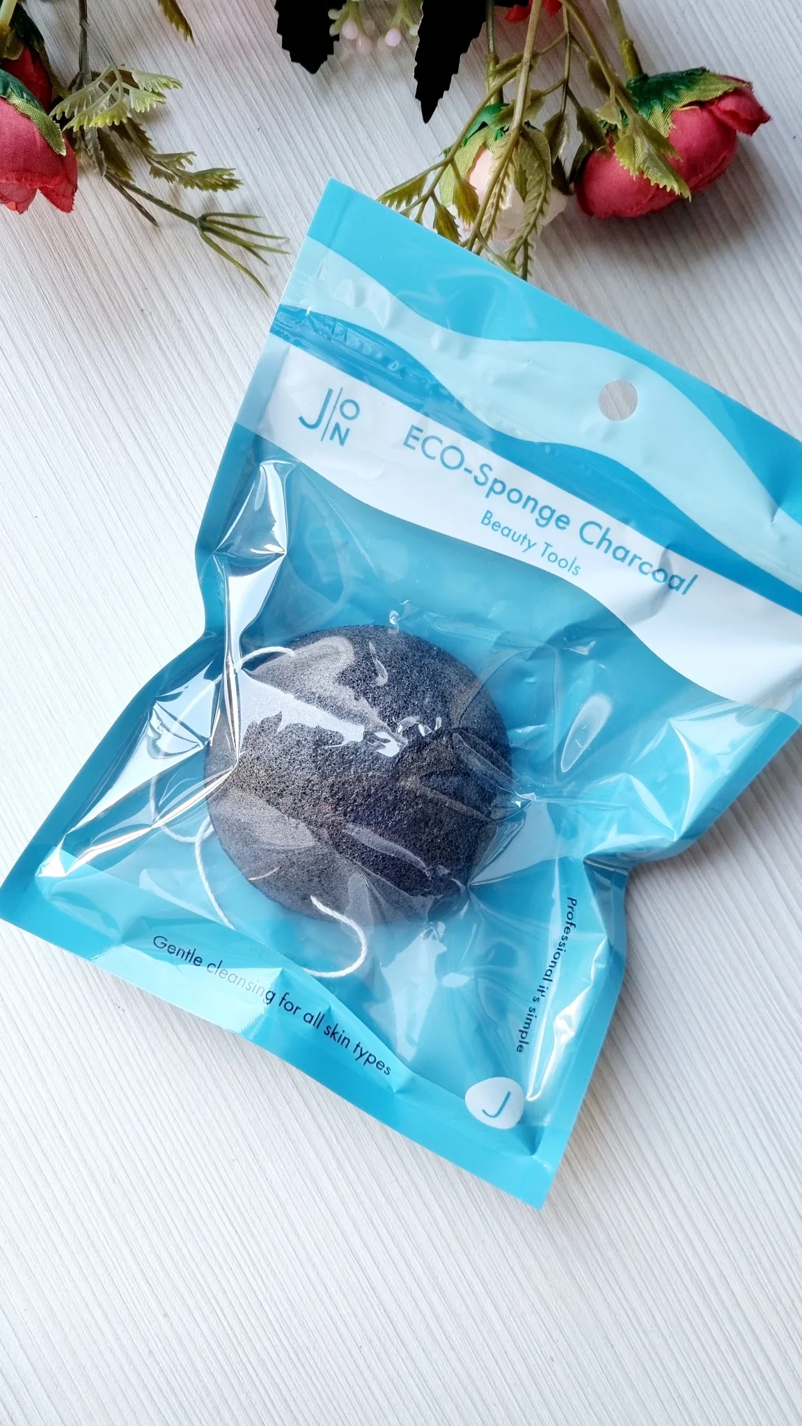 Sponge-beauty konnyaku facial skraber eco-sponge J: On |