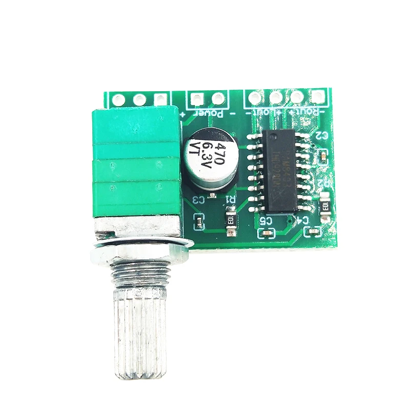 Плата цифрового усилителя мощности PAM8403 mini 5 в с переключателем потенциометра