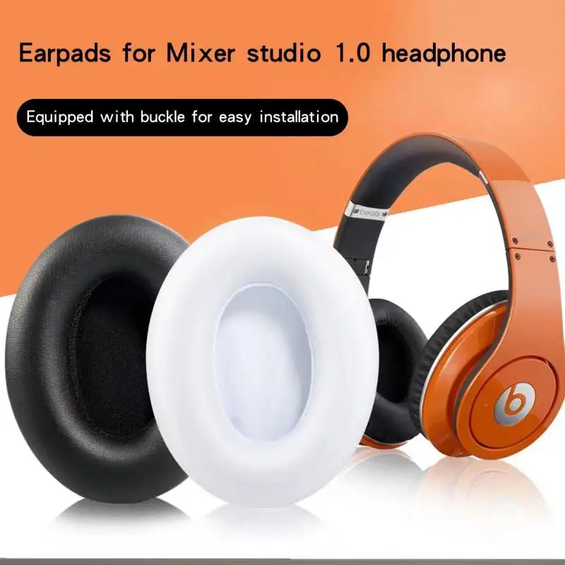 

Replacement Earpads Ear Pads Cushions for Beats By Dr Dre Studio 1.0 Studio1.0 Studio Headphone
