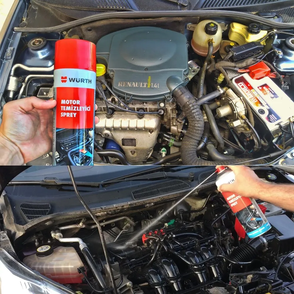 500ml WURTH Fast Engine Cleaning Spray Workshop Tooling Garage High Pressure Cleaner Machine Automotive Eu Warehouse automotive tools ns injector kit
