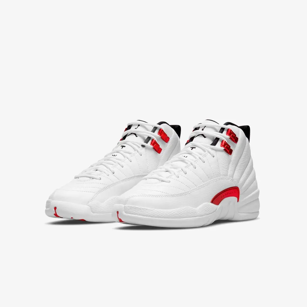 Original Nike Jordan Air 12 Retro 'Twist' (GS) teenage Child White Sport Shoes 153265-106 Children Sneaker | Спорт и