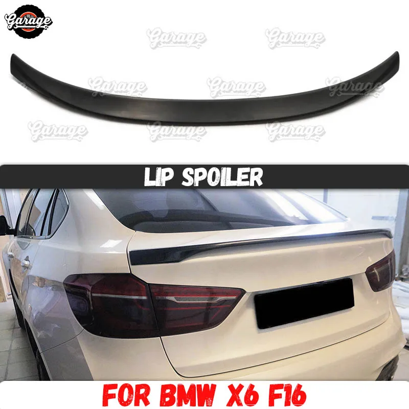 Спойлер для губ на крышке багажника чехол BMW X6 F16 2015 аксессуары отделки из АБС