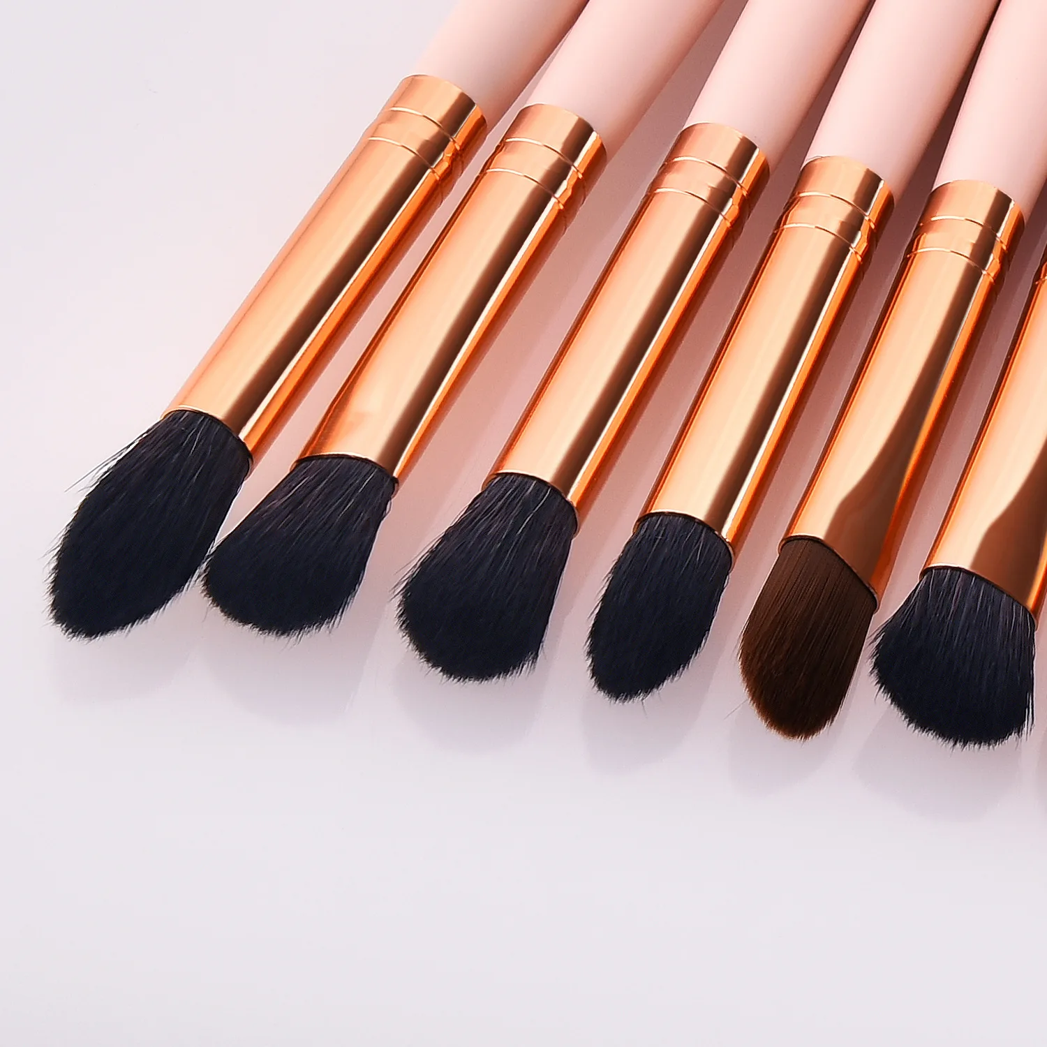 11 Piece Makeup Brush Set for Eye Shadow Eyeliner Face Lip Blending Synthetic Brushes Cosmetic Printed logo Professional Tool | Красота и