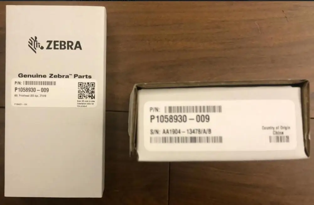 Новая Оригинальная печатающая головка для Zebra ZT410 203 точек/дюйм термоголовка P/N: P1058930-009