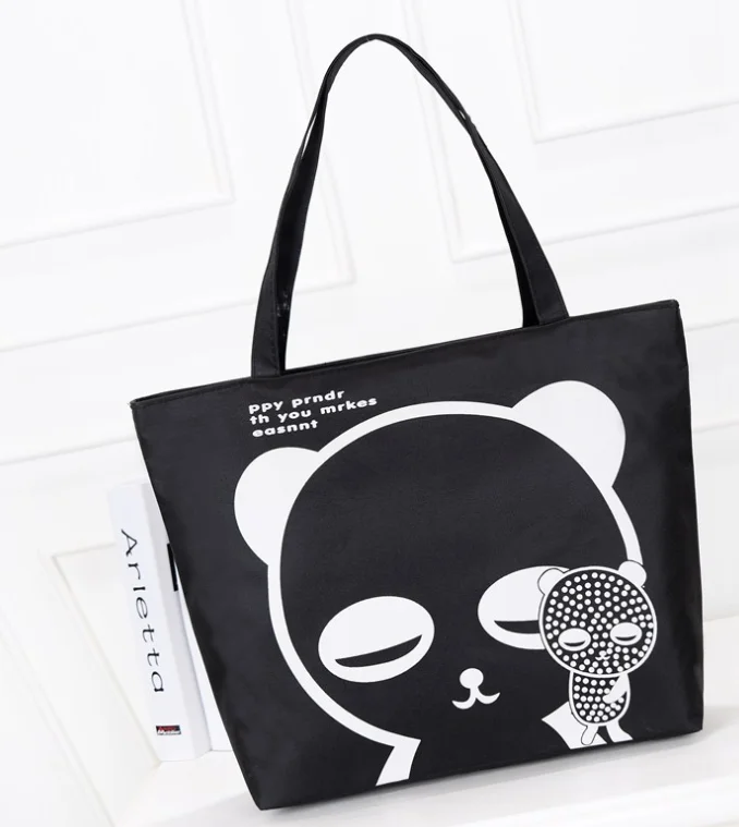 3 Холщовая Сумка с принтом Hello kitty, сумка на плечо, сумочка, XK-10321 - Цвет: 3