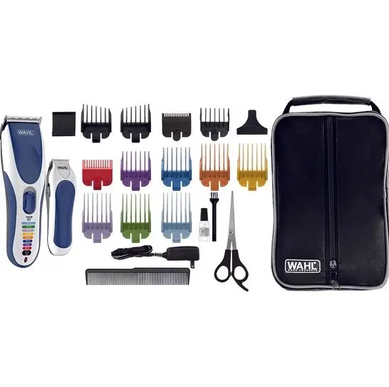 Wahl Hair Clippers For Men Colour Pro Cordless Combo Kit Sha