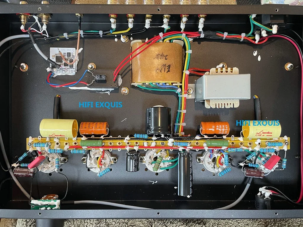 Ламповый односторонний усилитель Oldchen EL34 HIFI EXQUIS класс A точка-точка Bluetooth 5 OC34 LaoChen