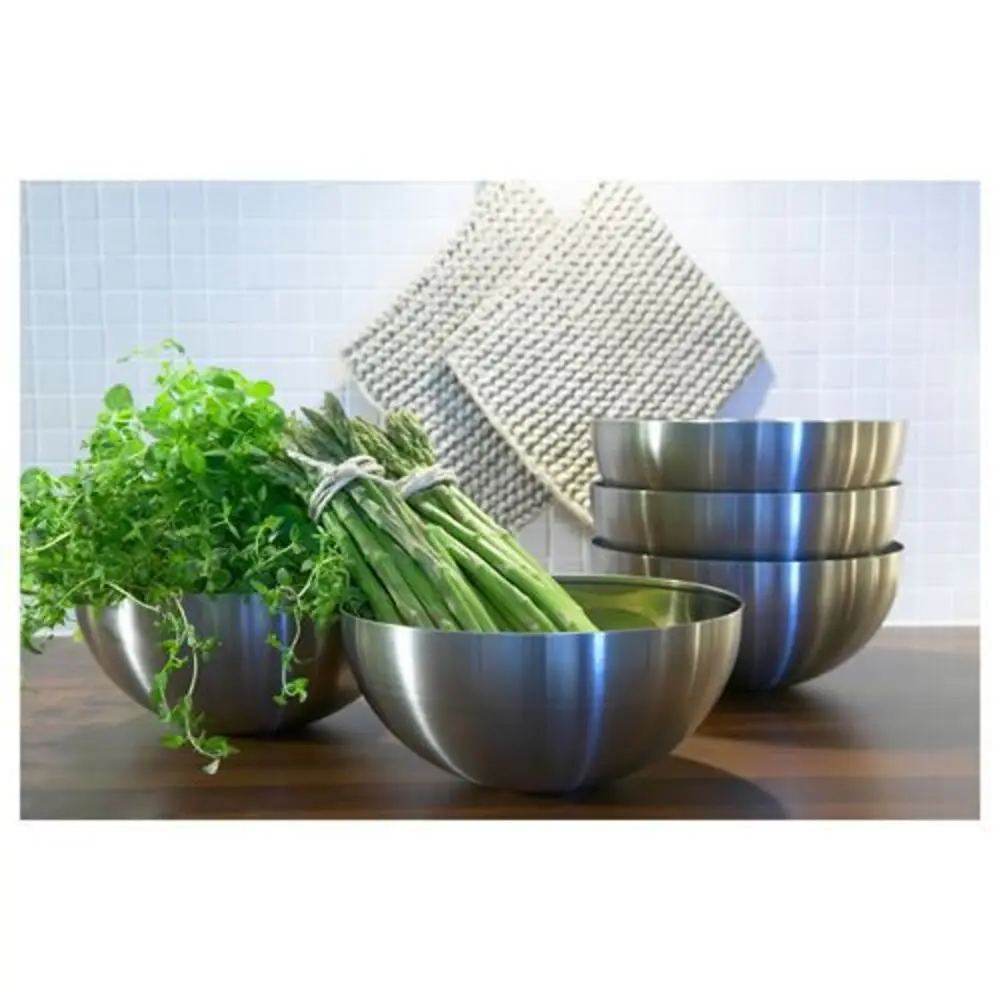 

Stainless Steel Metal Serving Bowl 12-20-28 cm Salad bowl Mixing bowl Kitchen restaurant bowl Kitchen supplies bowls