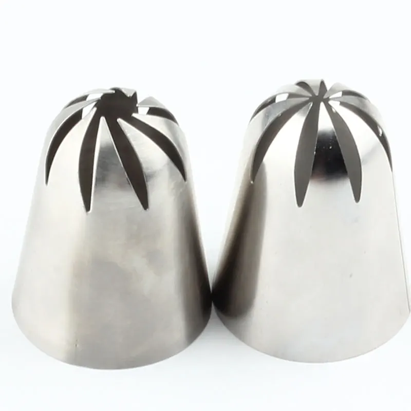 Русские наконечники для выпечки большой размер 2 шт. кремовая сталь нержавеющая