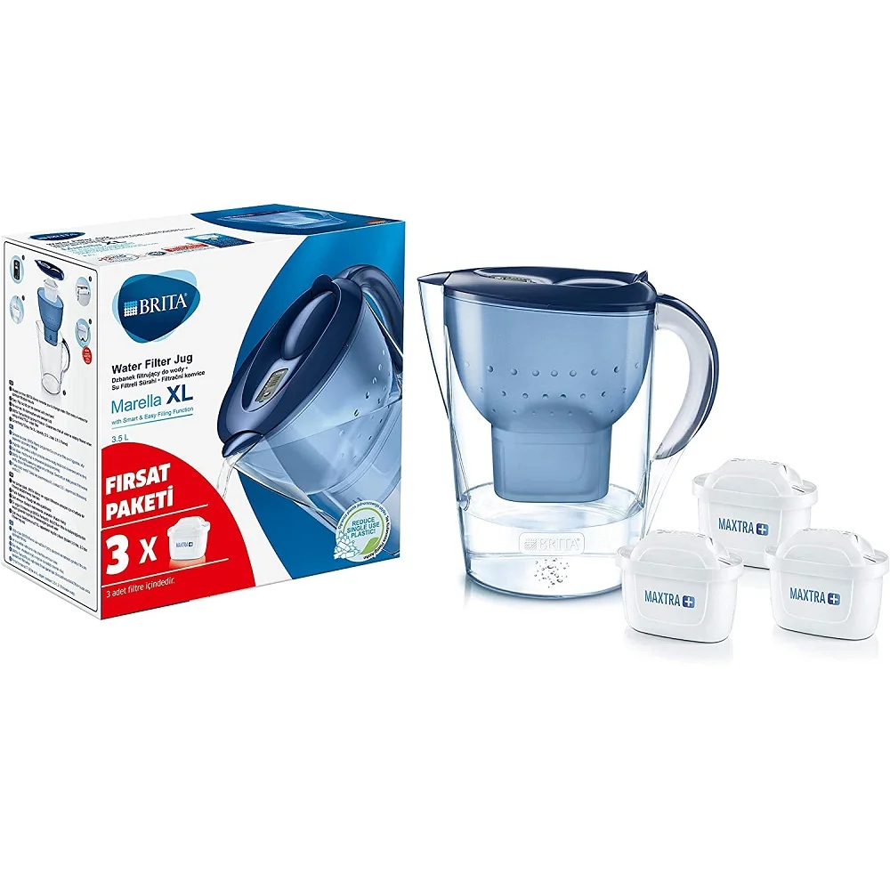 Кувшин для фильтра воды BRITA Marella XL кувшин максимального размера 3 5 литров в
