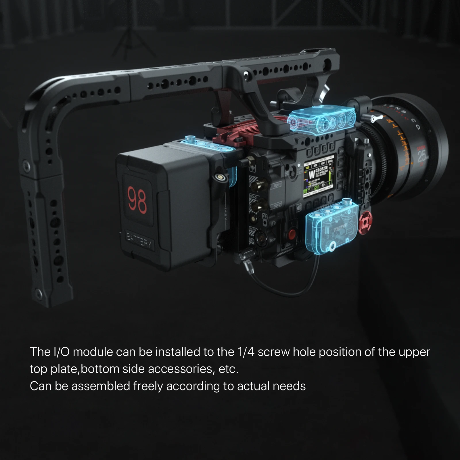 TILTA ESR-T08 RED V-RAPTOR Camera Cage для 8k простая версия Rig accessories |