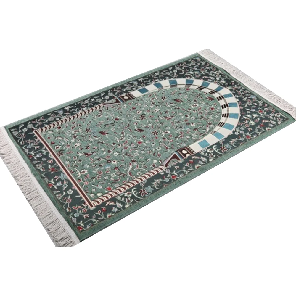 

Muslim Prayer Rugs Ravza Model Prayer Carpet Islamic Praying Rug Mat Gift Sajjadah for Salah Non Slip in Different Colors