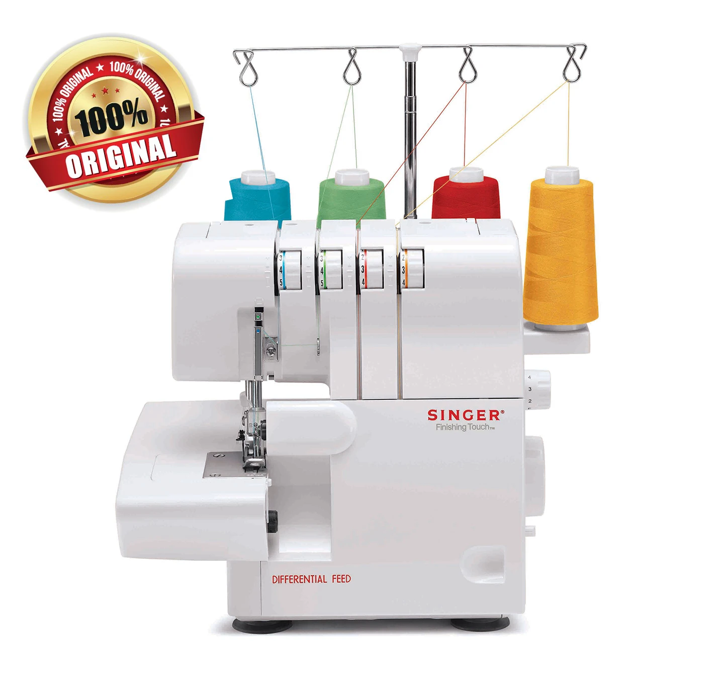 

SINGER 14SH654 Original 3 and 4 Thread Overlock Machine Household Overlock Sewing Machine 14 SH 654