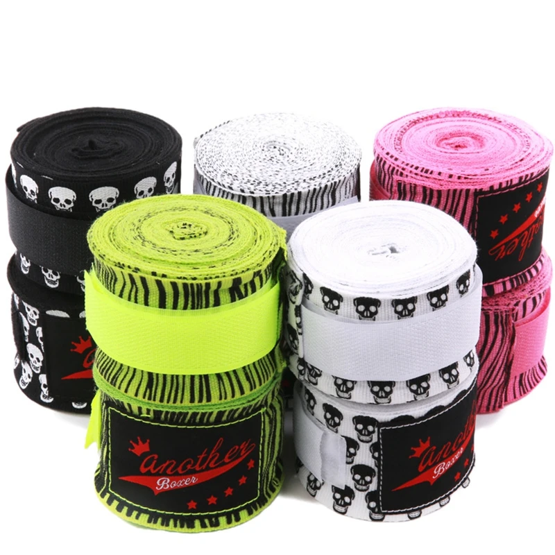 

MMA Boxing Hand Wraps 3/5M Pair Martial Arts Muay Thai Bandages Cotton WeightLifting Combat Training Wrist Strap Guards Gloves