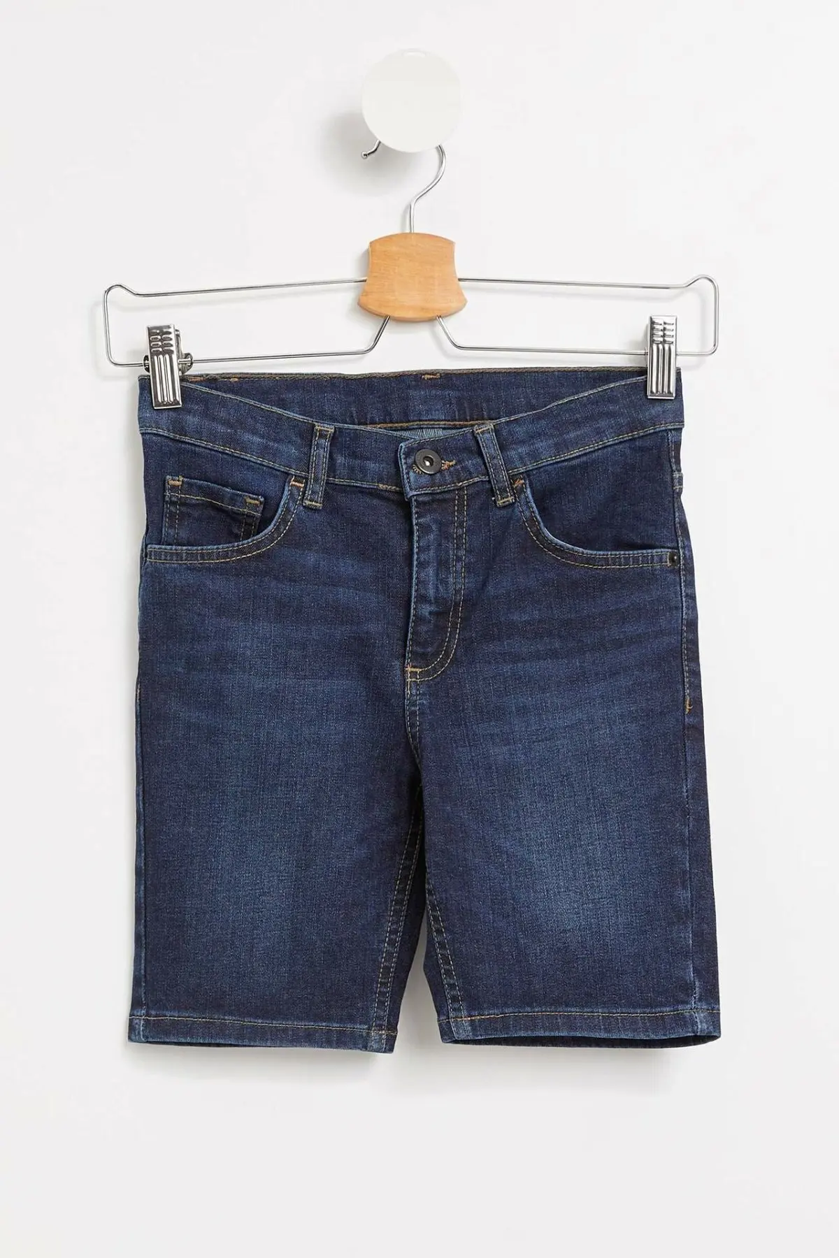 DeFacto/короткие джинсы деним для мальчиков летние повседневные голубые джинсовые