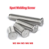 m3m4m5m6m8 304 stainless steel spot welding screws welding nails welding studs spot welding column screws threaded