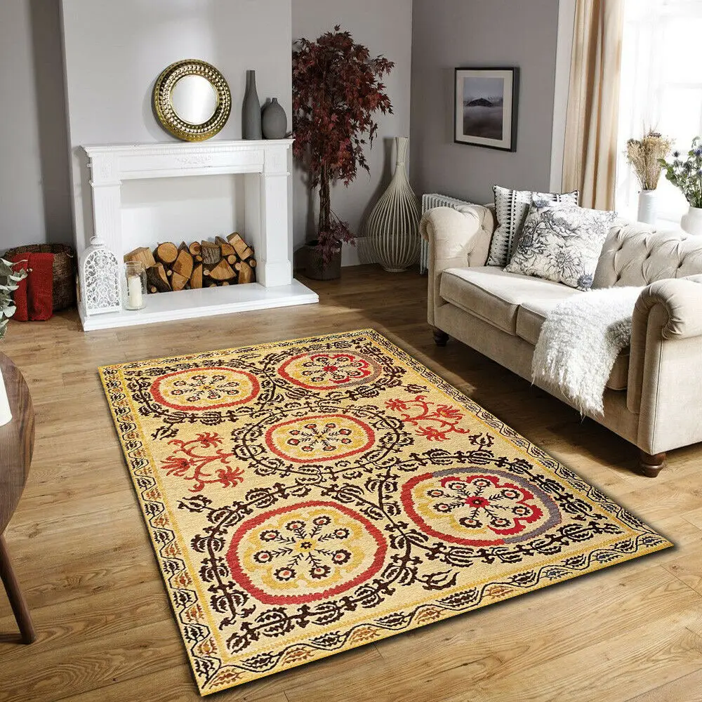 

Antique 9 Patterned Carpet ,Non Slip Floor Carpet,Teen's Carpet,Turkish Rug