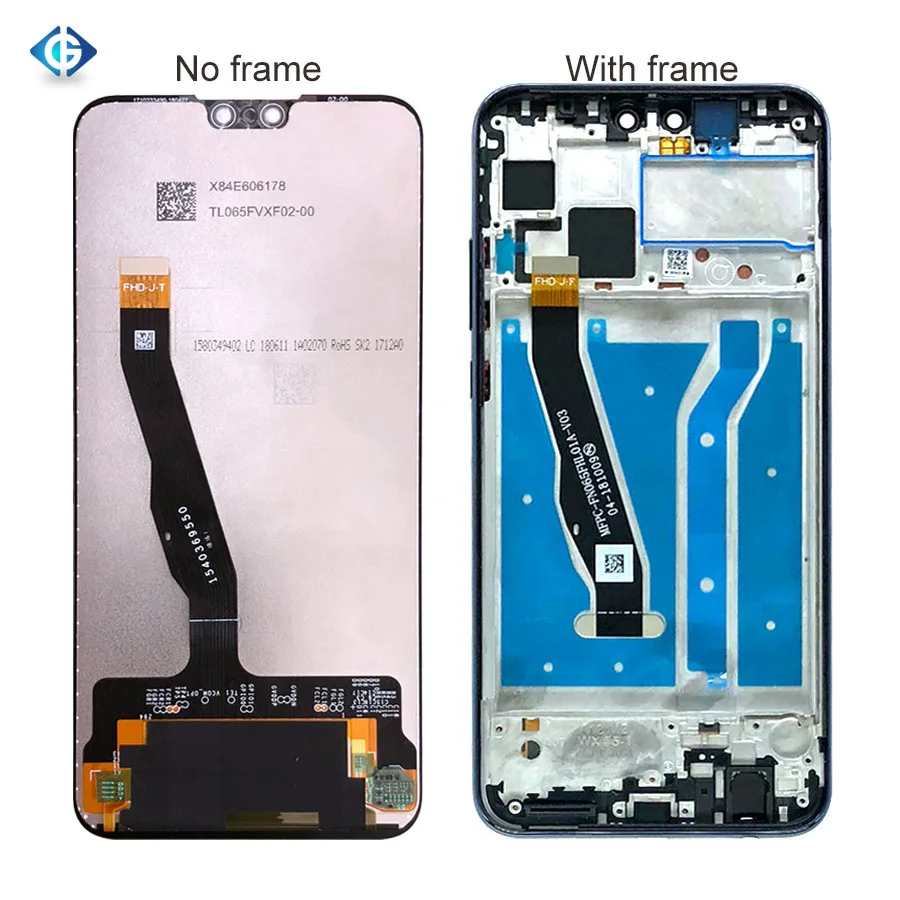 ЖК дисплей 6 5 ''в сборе для Huawei Y9 2019 сенсорный экран + рамка в комплекте Enjoy 9 plus