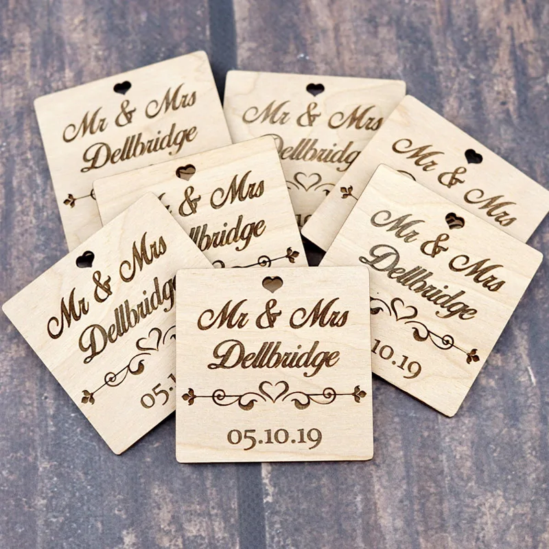 

personalized save the date magnet,Wooden Name Saved the Date,Wedding party favors gifts