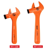 1000v insulated adjustable wrench cr v vde high voltage adjusted spanner fully insulated electrical car repair hand tools