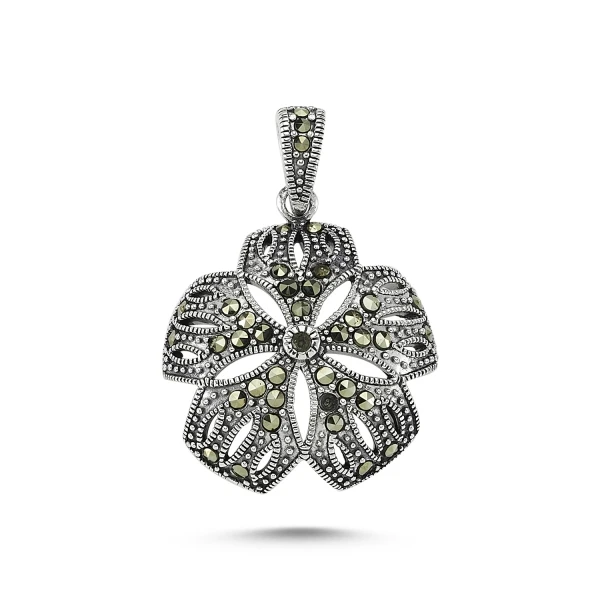 

Silver 925 Sterling Marcasite Pendant