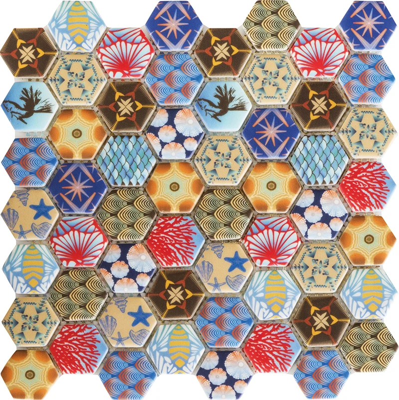 

1M2 (13 PCS TILES) B and Q Mosaic Tiles