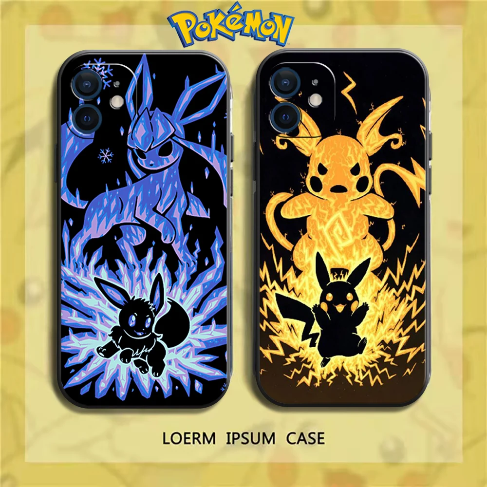 pokemon pikachu cool case for iphone 11 13 pro max mini 12 pro max x xr xs max se2020 8 7 6 6s plus new hot silicone phone cover free global shipping