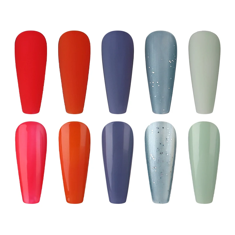 MSHARE набор гель-лаков для ногтей 20 цветов + базовый гель верхнее покрытие матовый