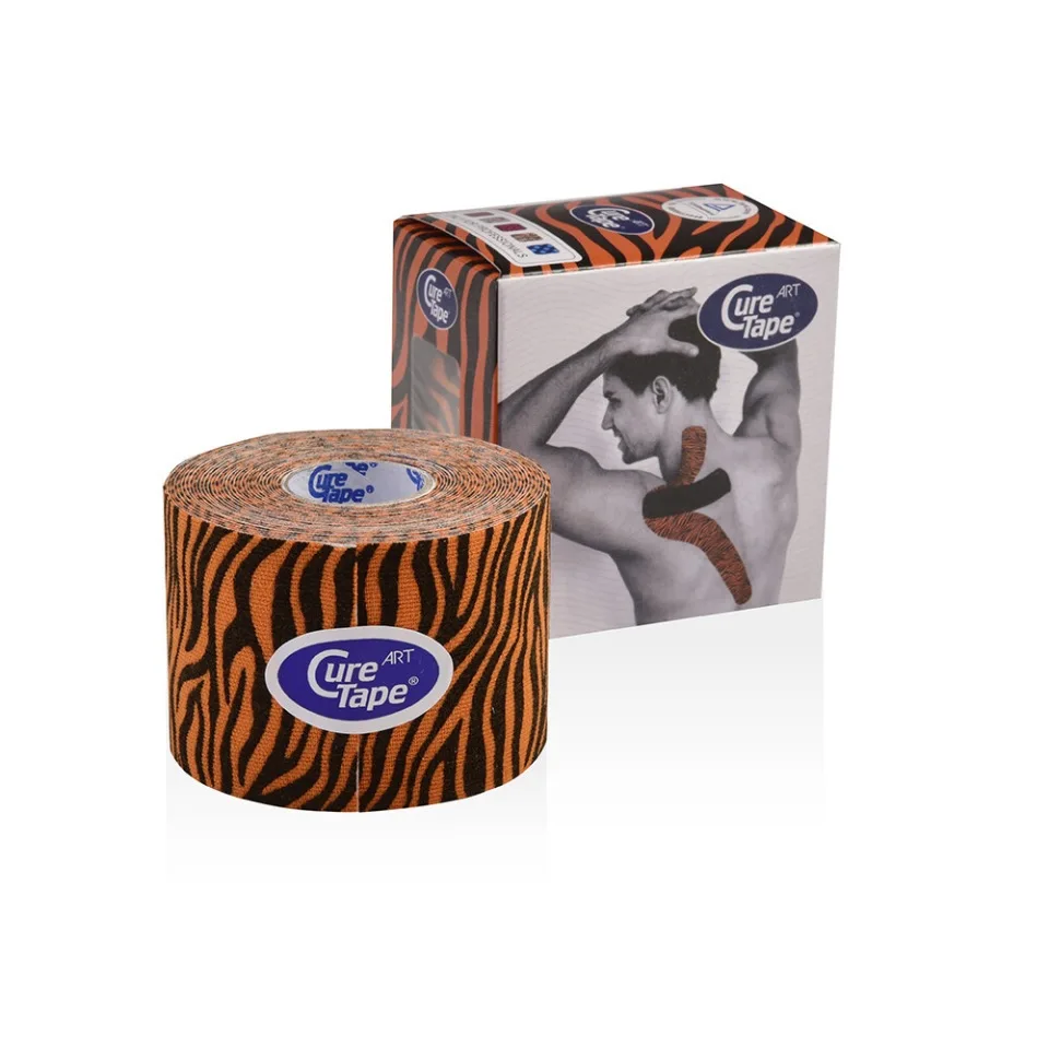 Кинезио тейп CureTape 5cm x 5m Art(Тигр) TR 163159|Эластопласт| |