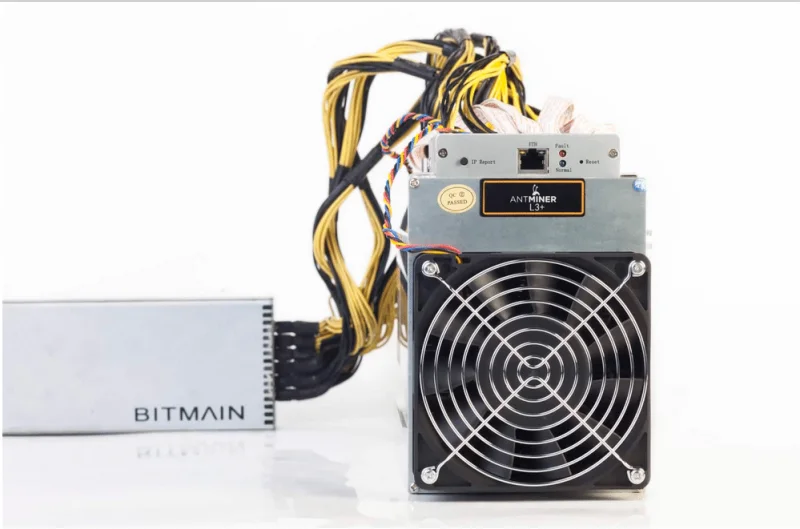 Асик Bitmain Antminer L3 плюс L3+ 504Mh в комплекте с новым блоком питания 4-го поколения APW7 |