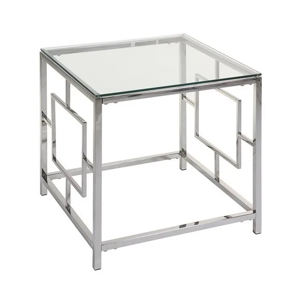 Зал из нержавеющей стали стекло (55x55x55 см)|Серванты| |