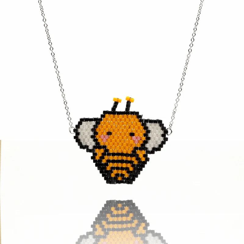 Fairywoo Animals Necklace Women Bee Jewelry Cute Delica Colar Feminino Best Friend Gift Butterfly Bisuteria Mujer Bulk | Украшения и