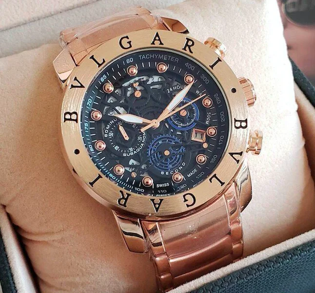 Mens Watches Stainless Steel Quartz Wristwatches | Наручные часы