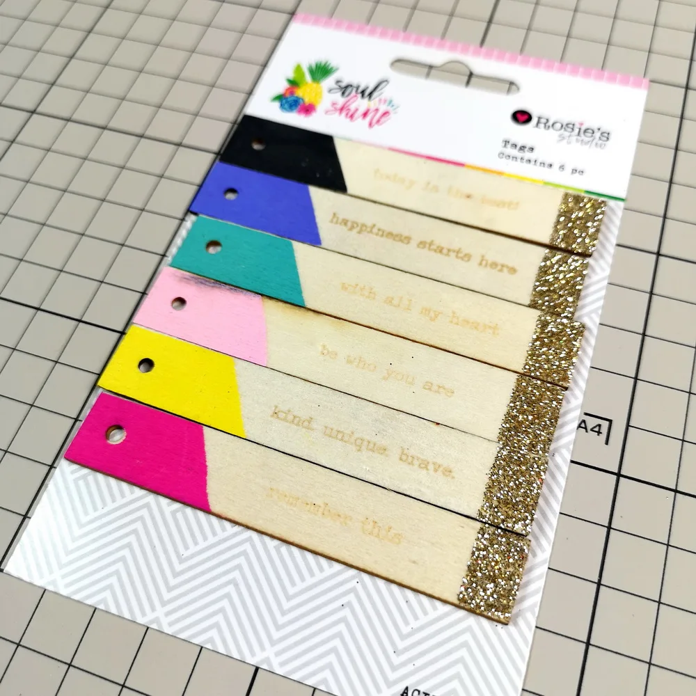 CRZCrafter деревянные бирки с принтом блестящий дизайн украшения DIY Ремесло