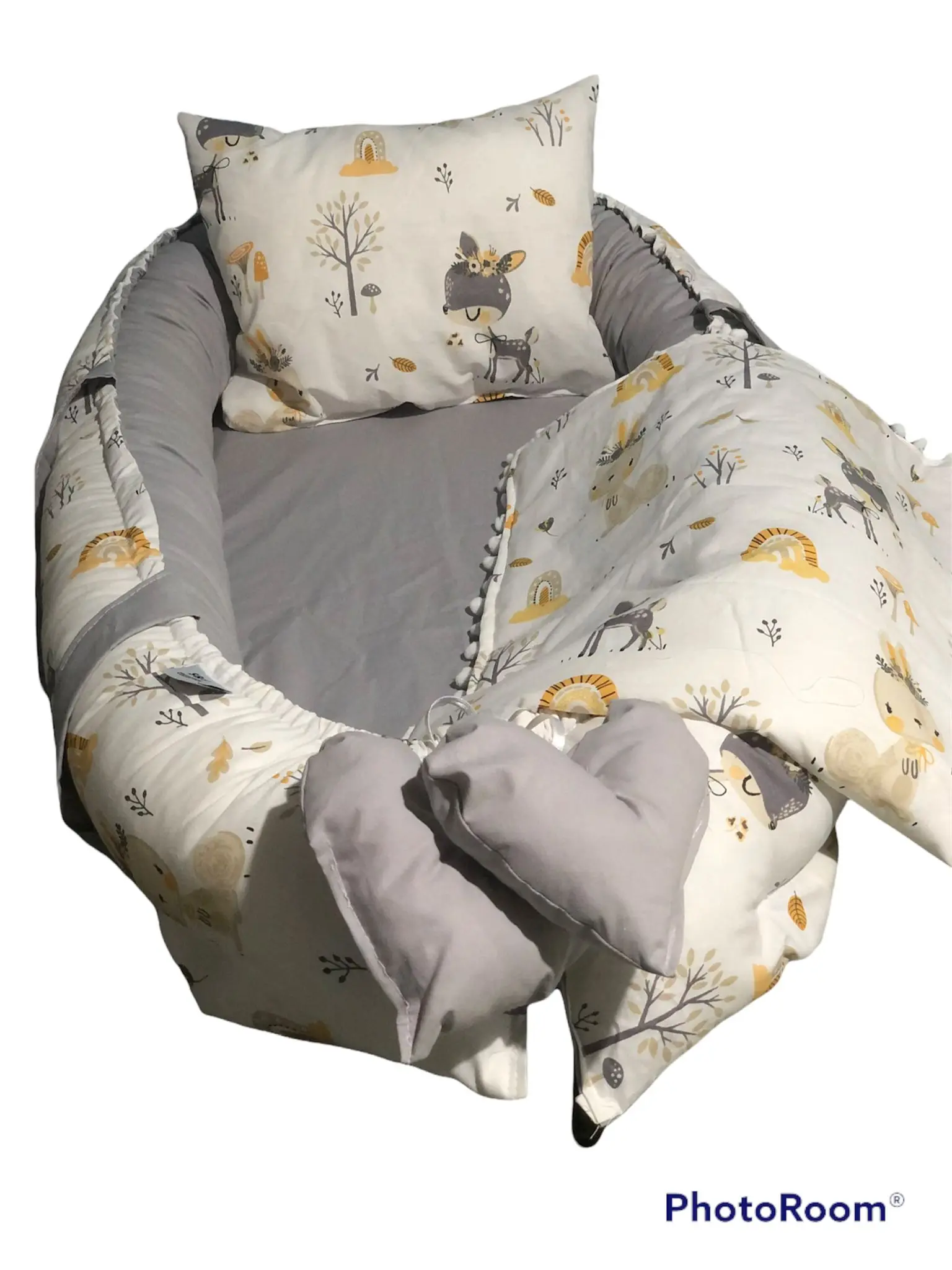BABYNEST-BLANKET handmade, Design Lux orthopedic baby bed portable crib travel bed newborn mother side bed