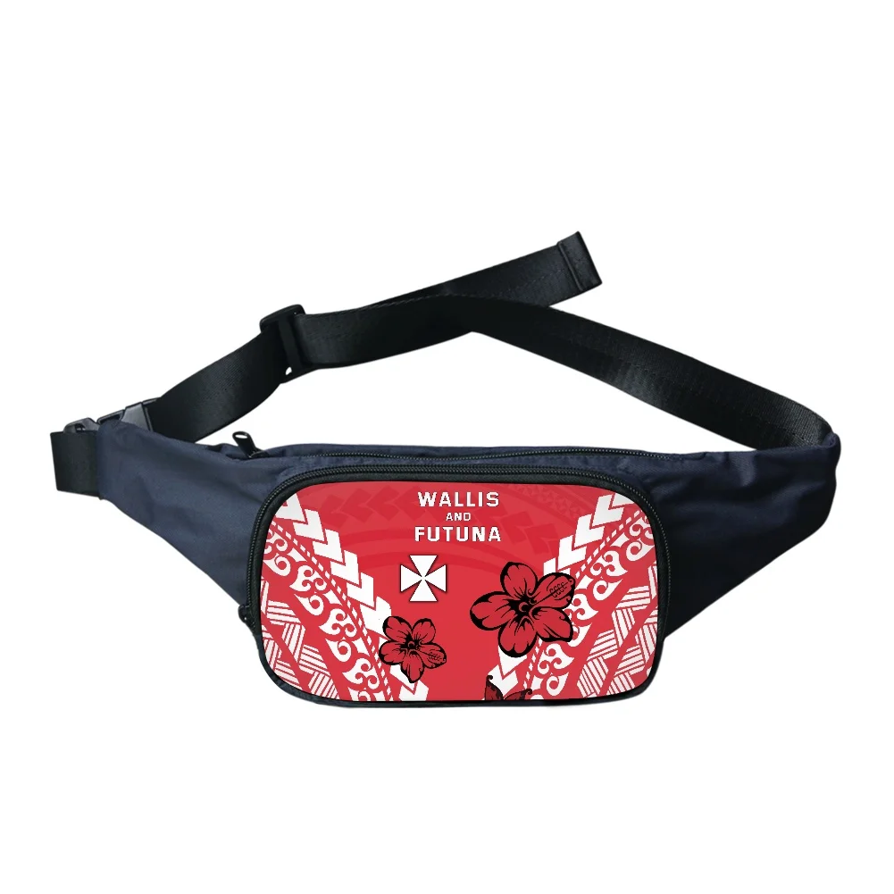 

Wallis and Futuna Flag Women's Sport Waist Pack Crossbody Wallet Belt Travel Phone Bags Men Sport Pouch Money Fanny Bum Bag 2022
