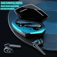 tws bluetooth earphones stereo wireless 5 0 bluetooth headphones touch control noise cancelling gaming headset