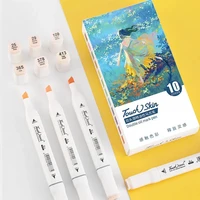 professional animation skin color marker double head oily quick drying art supplies sketch drawing pen