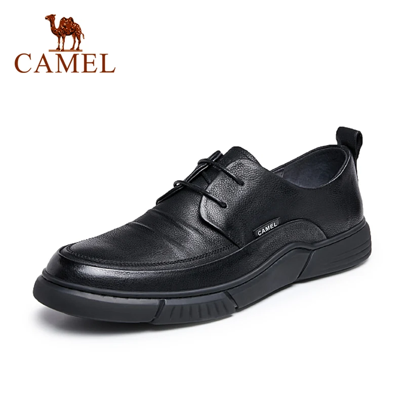 

CAMEL Genuine Leather Business Shoes Men Soft-soled Cowhide Casual Comfortable Fashion Men Shoes Autumn 2021 New