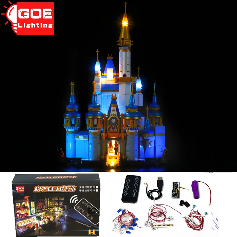 

GOELIGHTING Brand LED Light Up Kit For Lego 40478 For Mini House Princess Castle Building Blocks Lamp Set Toys(Only Light Group)