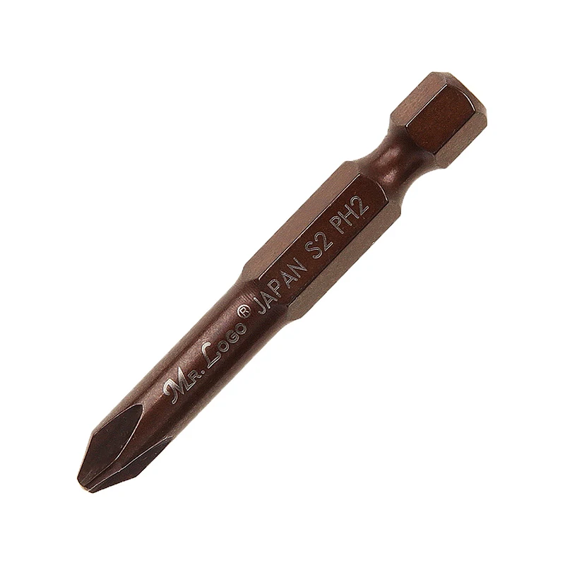 Биты для шуруповерта магнитные PH2 x 50 мм Mr.Logo Сталь - S2