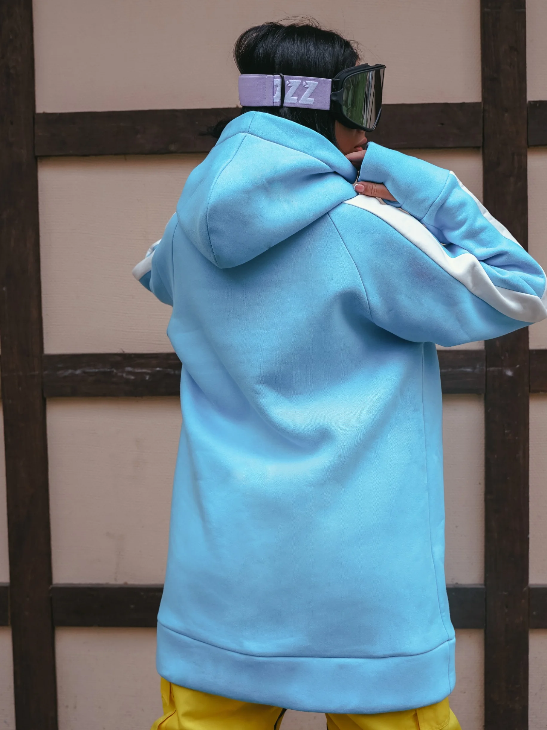 Толстовка для сноубординга Lamp Blue Сделаны вручную мужчин и женщин худи