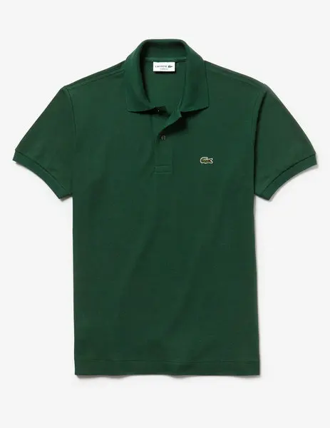 lacoste green polo