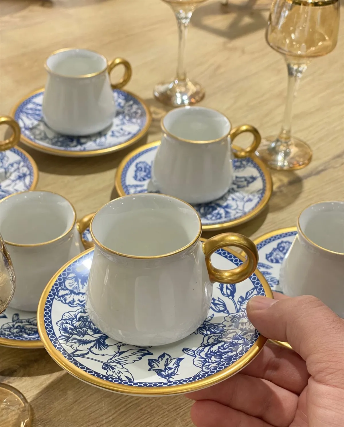 

Set of 6 Allegra Turkish Coffee Ottoman Cups