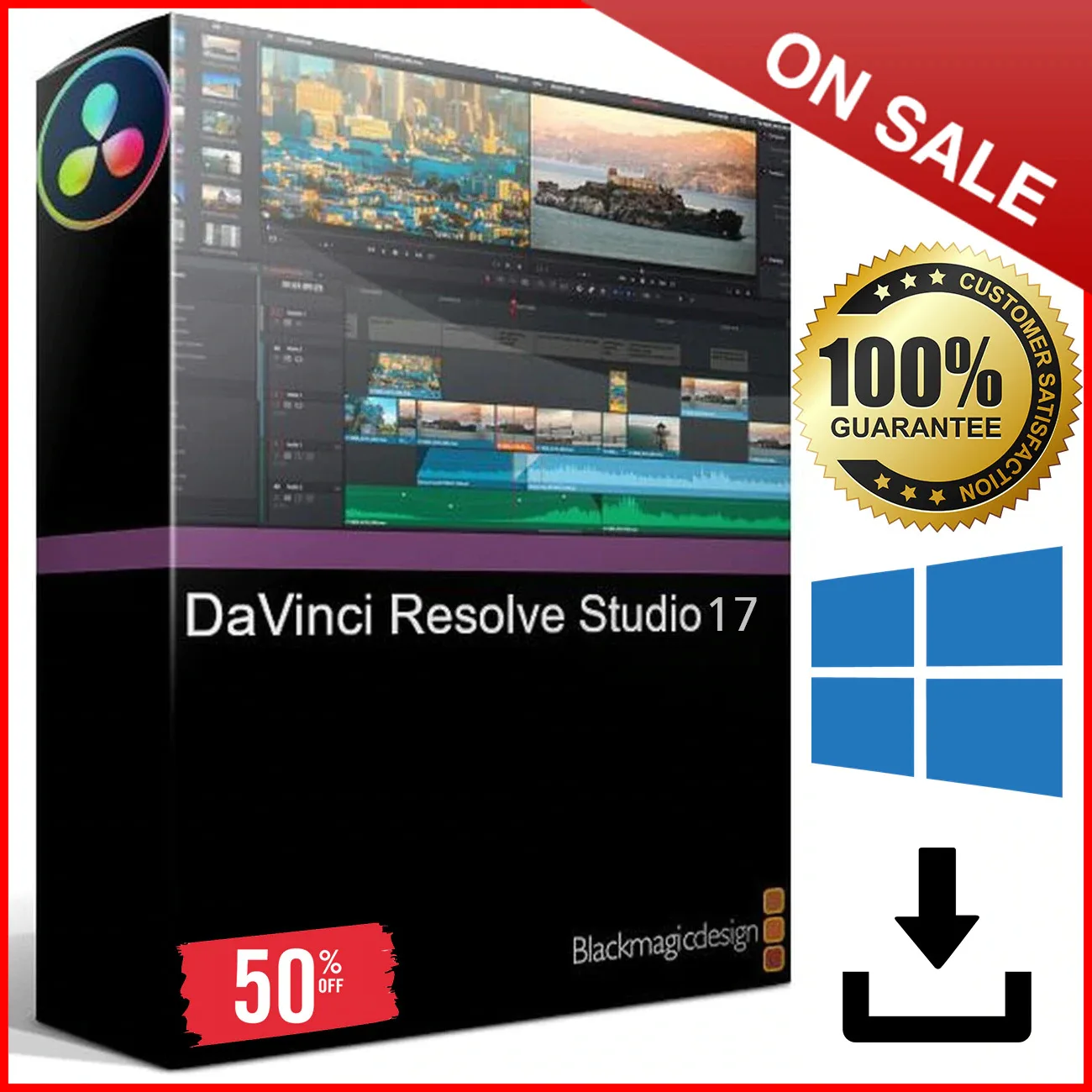 

DaVinci Studio de rsolution 17, Version complte, pour Windows