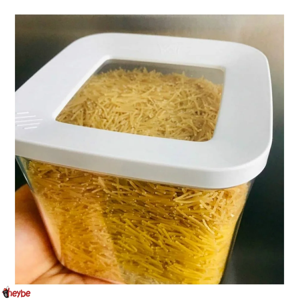 12Pcs Прозрачный высококачественный и здоровый пластиковый квадратный контейнер