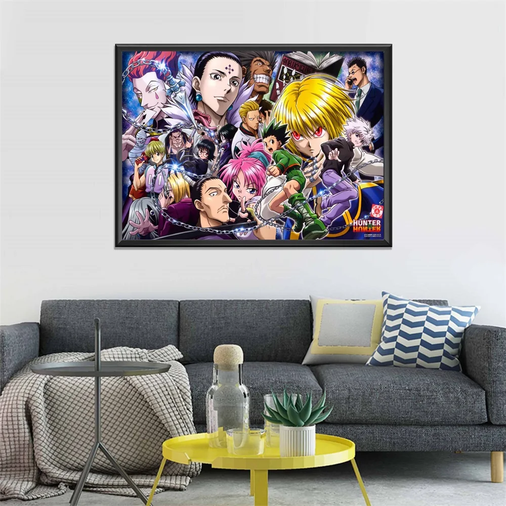 Hunter x охотничий плакат популярная классическая короткая футболка с героями из